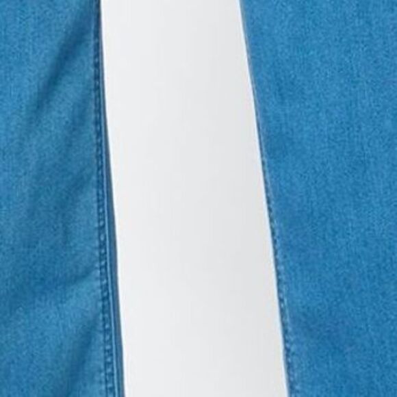 Susan Graver Women's Petite Pants 8P Soft Stretch Pull-On Wide-Leg Blue A655300 - Picture 2 of 4